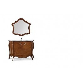 BOIS CABINET SALLE DE BAIN ART PAUVRES CLASSIC AVEC MIROIR
