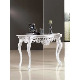 CONSOLA DE MADERA blanco mate