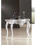 CONSOLA DE MADERA blanco mate