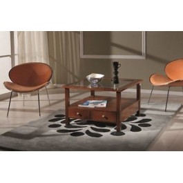 Table basse SQUARE NOIX ART PAUVRES