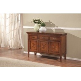 CABINET CABINET 3 PORTES 3 TIROIRS PLEINES FINI BASSANO