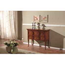 MÖBEL BELIEF Nachtstuhl ‚6 DRAWERS MASSIVHOLZ FINISH BASSANO