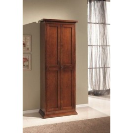 Despensa Armario móvil zapato de madera armario 2 PUERTA ART POOR color nogal'S X