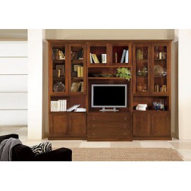 MADERA DE PARED DE VIDA BIBLIOTECA