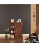 La puerta del gabinete TELEPHONE ENTRATINA ART WOOD POOR con vestíbulo NUEZ