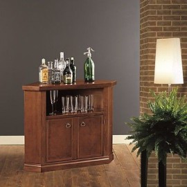 TV STAND Ecke mit POOR ART HOLZ NUSSBAUM DIELE