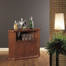 TV STAND Ecke mit POOR ART HOLZ NUSSBAUM DIELE