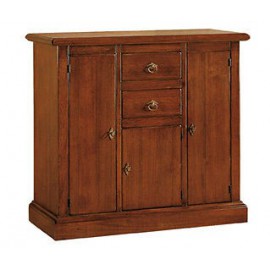 DRESSER CABINA CON ART POOR HALL ENTRADA madera de nogal