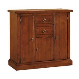 DRESSER CABINA CON ART POOR HALL ENTRADA madera de nogal