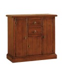 DRESSER CABINA CON ART POOR HALL ENTRADA madera de nogal