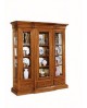CRISTALLIERA LIBREIA Armario SHOWCASE 3 puertas en SOLID MADERA L 179 P 49 H 200