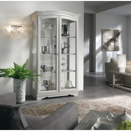 BIBLIOTECA despensa gabinete de madera del país del diseño blanco mate