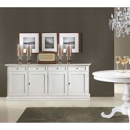 PAYS DE CONVICTION PROVENZALE Laqué blanc - BOIS MASSIF VENETO