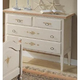 COMO MADERA PECHO decorado a mano PINTADO COLECCIÓN antigua del país