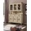 Mur verre FENÊTRE DRESSER BOIS BASE + ALZATA3 PORTES Painted Décoré