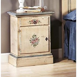 BETTSIDE FACH HOLZ von Hand verziert alten Land COLLECTION GEMALTEN