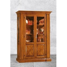 VITRINA 2 PUERTAS Taraceado