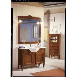 SALLE DE BAIN CABINET meubles en bois ART PAUVRES MIROIR