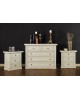 ANGEBOT IN Nachtstuhl ‚bemalter Holz ANTIQUE IVORY - WEISS - x Schlafzimmer