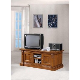 CABINET STAND TV COULEUR NOYER COFFRE clair ou foncé