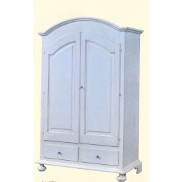 GABINETE antiguos de edad madera blanca - ESTILO DE PAÍS