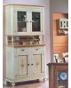 DRESSER SCHRANK BASE + LIFT Dekoriert hölzerne Farbe Antike IVORY