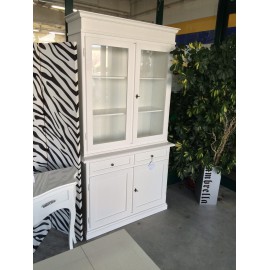 CRISTALLIERA WINDOW DRESSER WITH WHITE WOOD