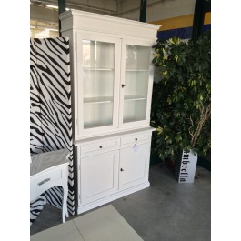 CRISTALLIERA WINDOW DRESSER WITH WHITE WOOD