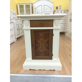DRESSER CABINET WOOD BICOLORE INTARSIATA