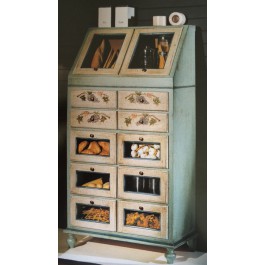 PANTRY HOLZ VERZIERTES HANDGEMALTER