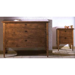 tiroirs et 2 COME chevet en bois massif différentes couleurs