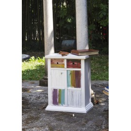 PORT TELEFON MIT FACH HARLEQUIN - HOLZ - MADE IN ITALY