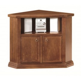 SOPORTE TV MADERA ART POOR color oscuro NUEZ