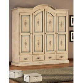 SCHRANK HOLZ von Hand verziert LAND VENETO