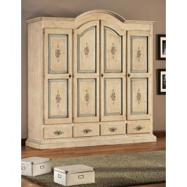 SCHRANK HOLZ von Hand verziert LAND VENETO