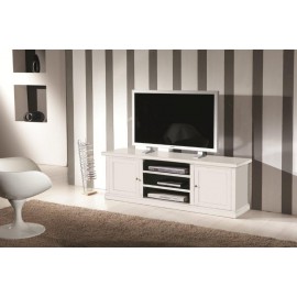 TV soporte de madera de color blanco mate - codluis 310