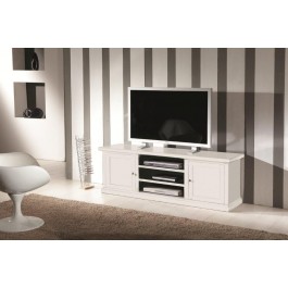 TV soporte de madera de color blanco mate - codluis 310