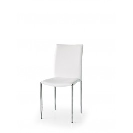 Silla clásica DISEÑO MODERNO EN LA PIEL ECO salón cocina VARIOS COLORES