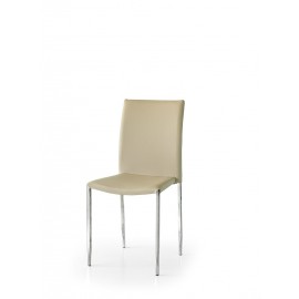 Silla clásica DISEÑO MODERNO EN LA PIEL ECO salón cocina VARIOS COLORES