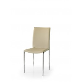 Silla clásica DISEÑO MODERNO EN LA PIEL ECO salón cocina VARIOS COLORES