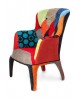 ARMCHAIR CHAIR DESIGN Patchword MULTICOLORE