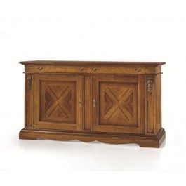 SALA LLENA de madera color nogal BASSANO