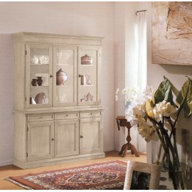 CRISTALLIERA BELIEF aus Holz mit IVORY BESTRICHENE