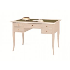 TABLE DESK L 150 PC PORT WOOD COATED WITH IVORY