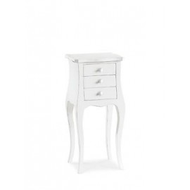 Frenchman BEDSIDE DRAWER CABINET WHITE MATT WOOD PRODUCTS VENETO