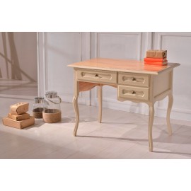 WRITING DESK TABLE IN WOOD CERATA BICOLORE VARIOUS COLORS