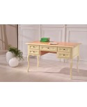 TABLE DESK ECRITURE EN BOIS Cerata Bicolore COULEURS DIVERS