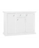 CABINET BOIS DRESSER BLANC MATT BOIS PRODUITS VENETO X CUISINE HALL