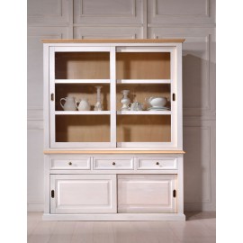 CRISTALLIERA Armario en madera blanca CONSUMIDO - VARIOS COLORES