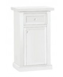 BEDSIDE DRAWER CABINET WHITE MATT WOOD PRODUCTS VENETO